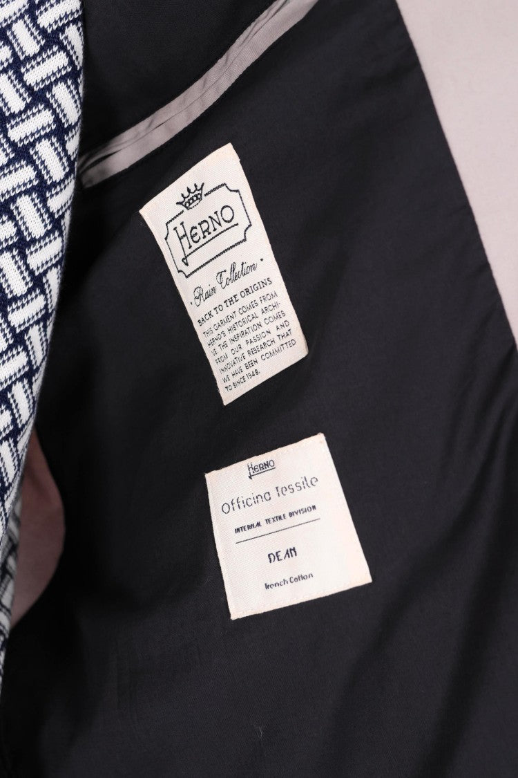 Herno Mastice Cotton Technical Raincoat