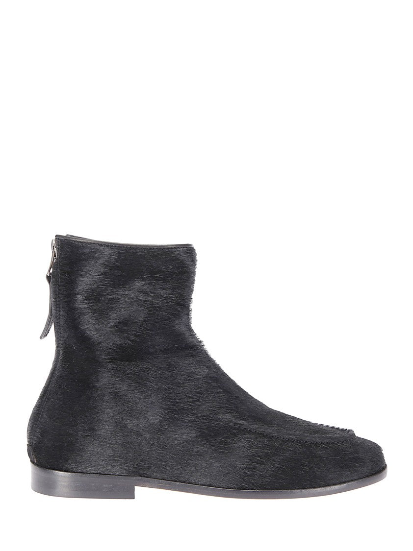 Hereu Low Ankle Boot In Calf Hair