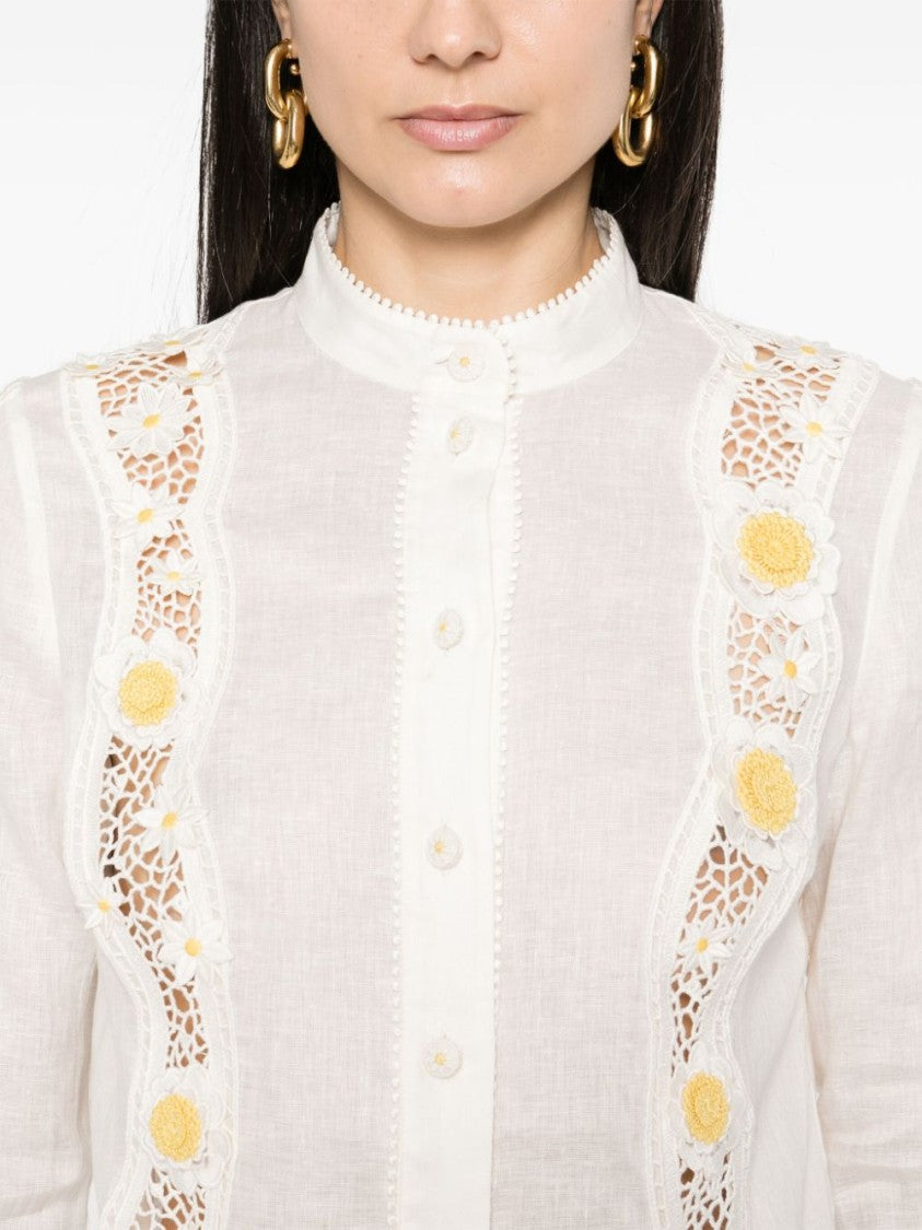 Zimmermann White Everley Shirt