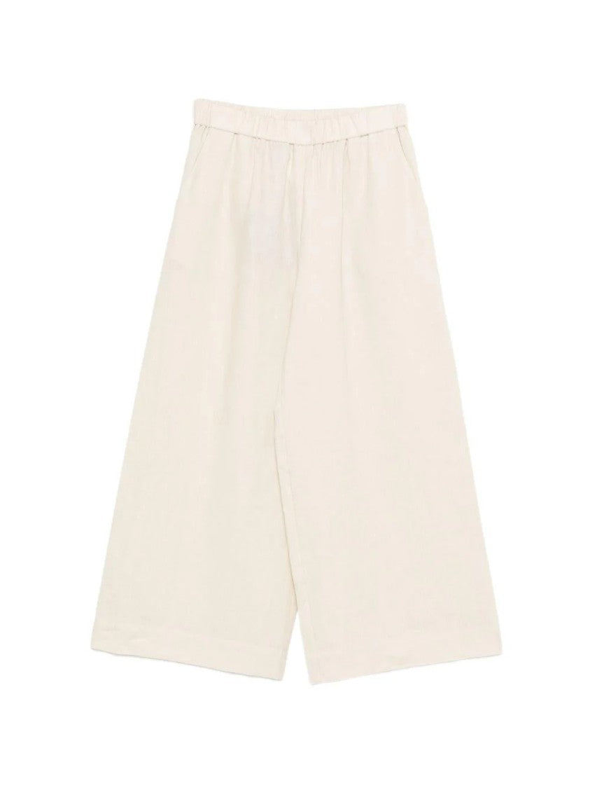 Max Mara Cropped Wide-Leg Pants With Flowing Silhouette