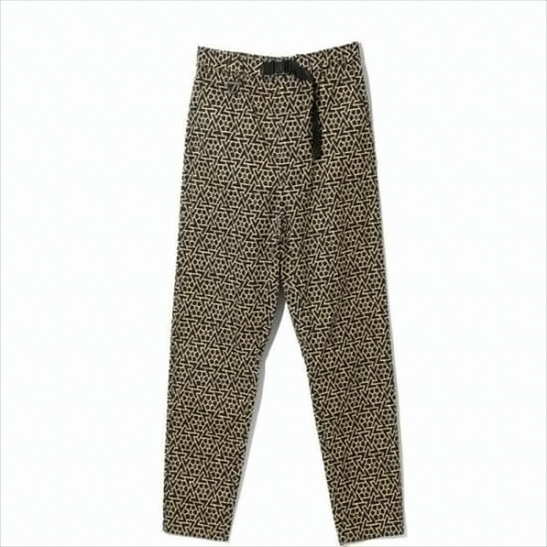 Aïe Tapered Jogger Pants With Geometric Pattern And Adjustable Drawstring