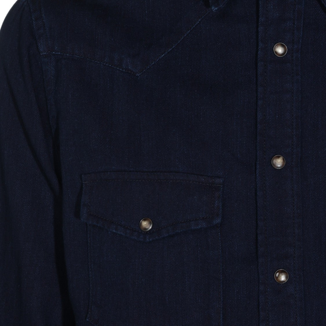 Jacob Cohen Pointed Collar Snap Button Shirt
