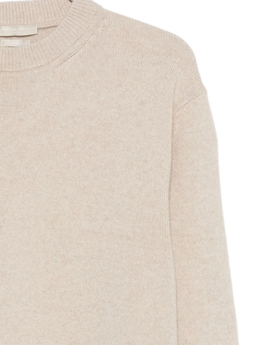 Daniele Fiesoli Brown Cashmere Sweater