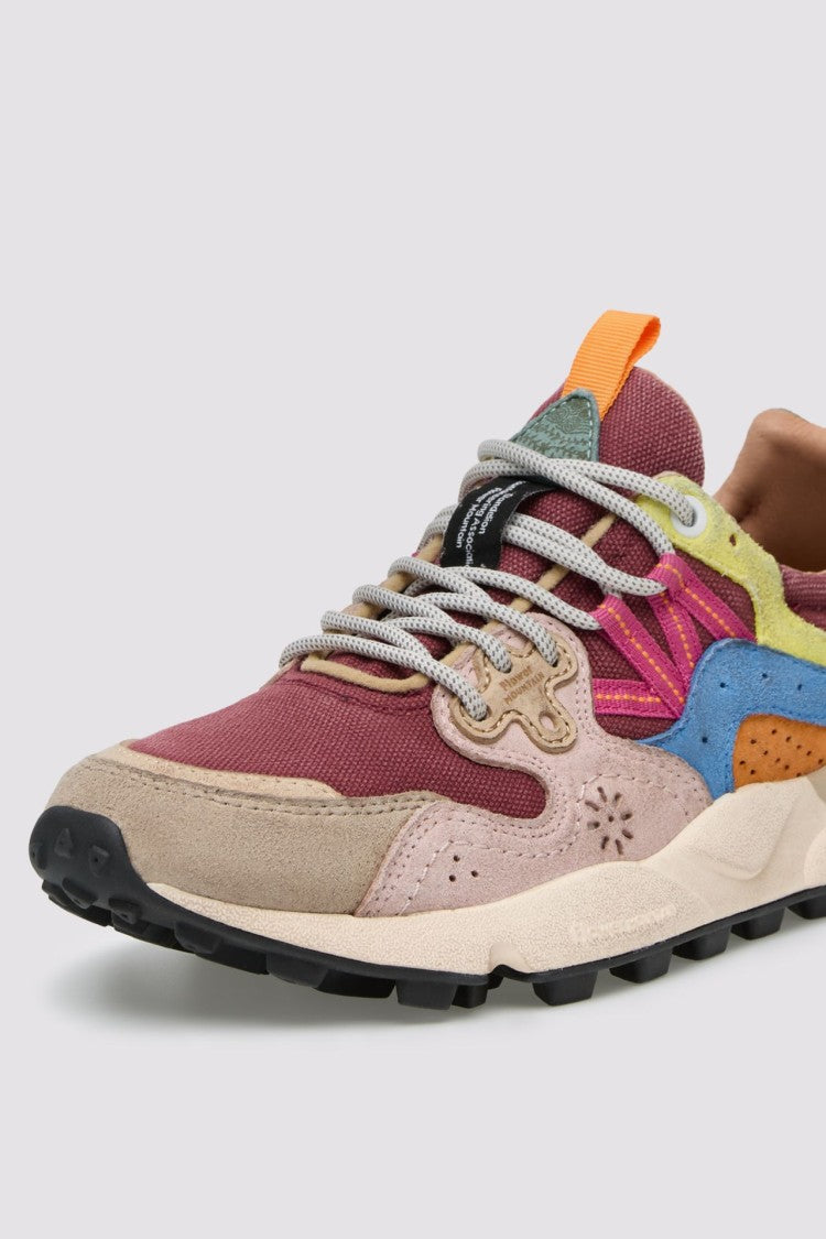 Flower Mountain Multi-Colored Sneakers With Chunky Textured Sole
