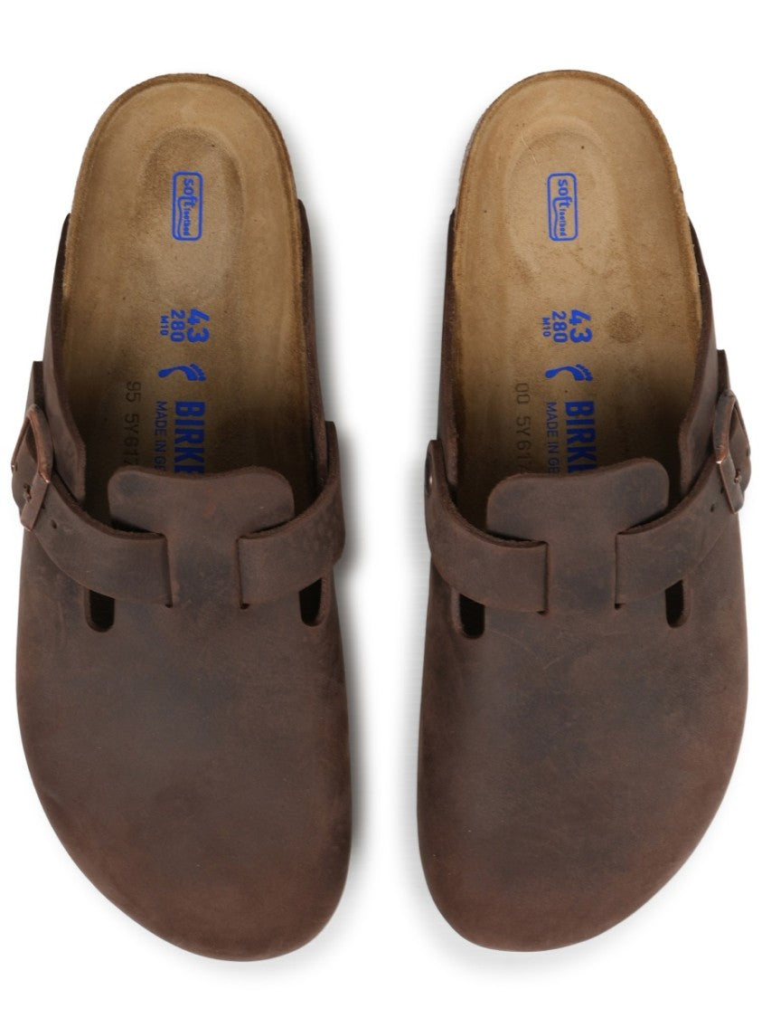 Birkenstock Adjustable Closed-Toe Sandals With Cork Footbed And Rubber Sole