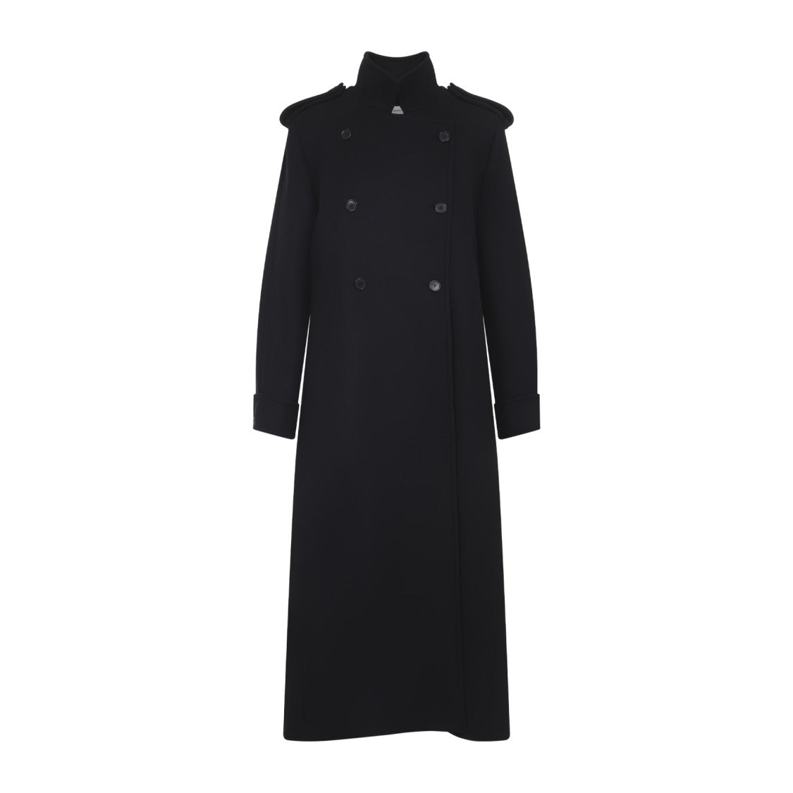 Khaite Donna Black Wool Coat