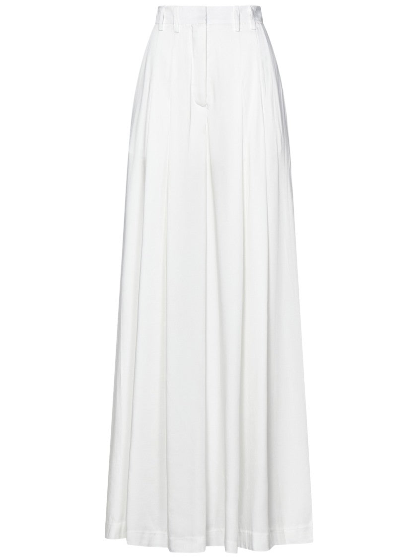 Mônot Wide-Leg Trousers With Double Front Pleat