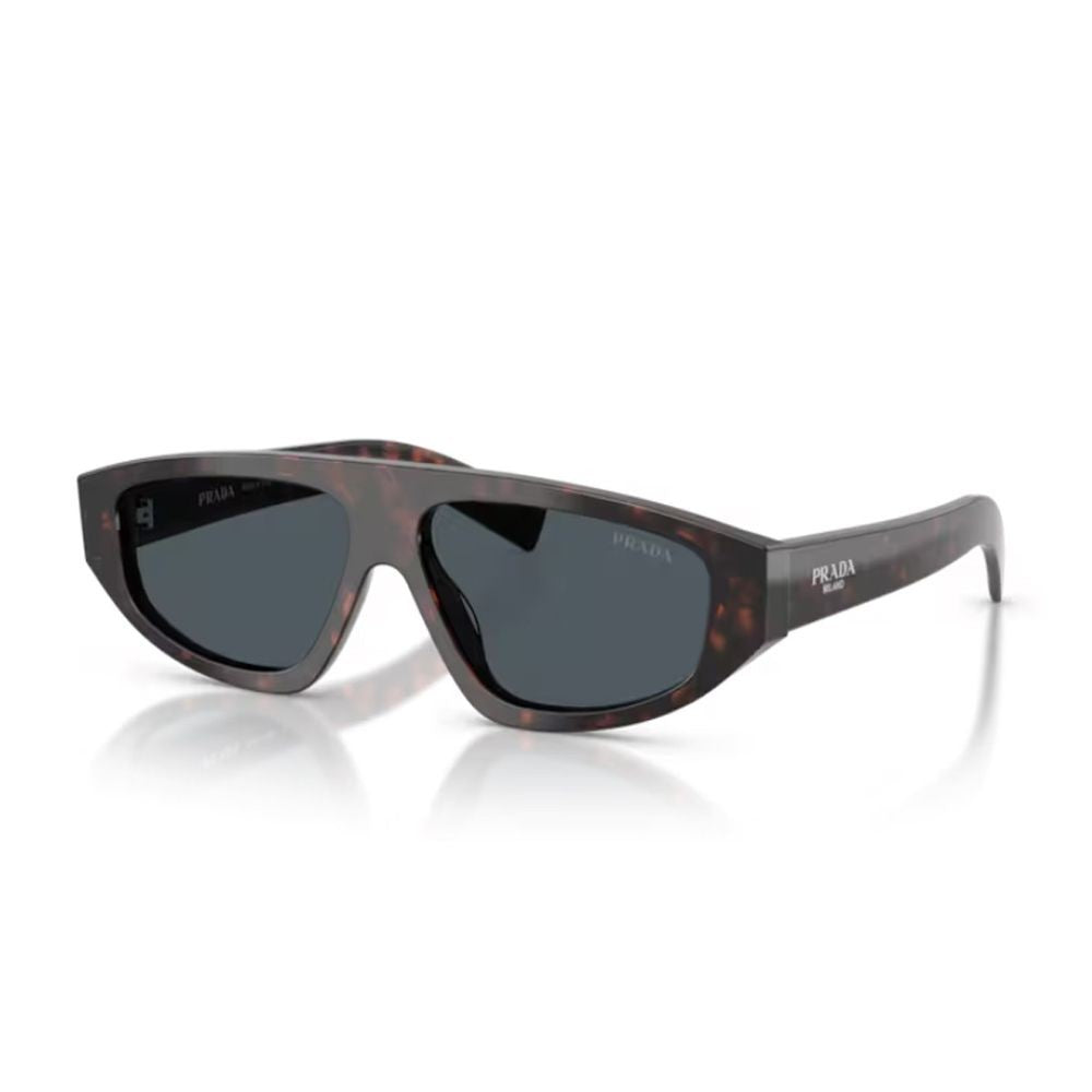 Prada Rectangular Sunglasses With Sculpted Dynamic Lines