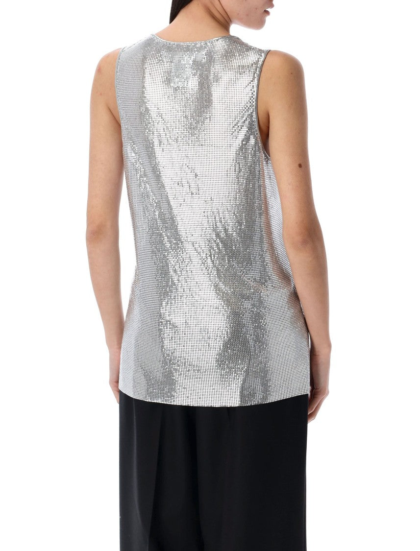 Junya Watanabe Metallic Mesh Tank Top