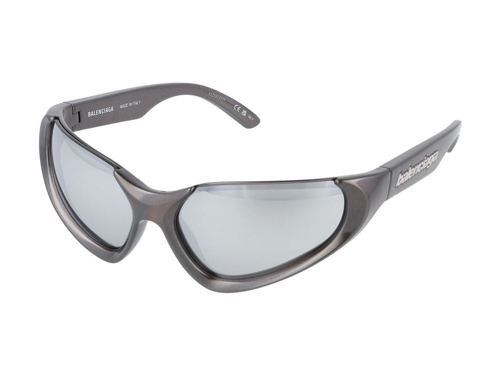 Balenciaga Sunglasses Bb0202s 002 Silver Silver Silver 64/16/130