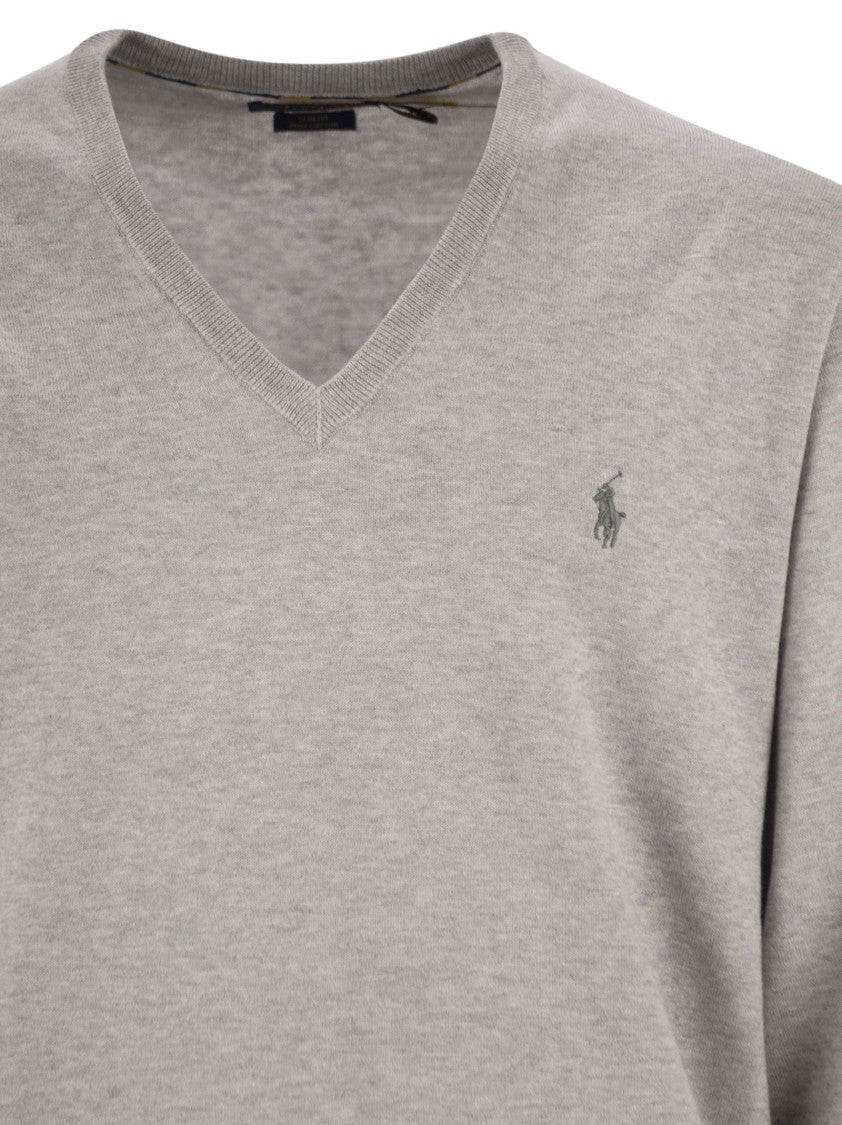 Polo Ralph Lauren Slim-Fit Cotton Jersey With V-Neck