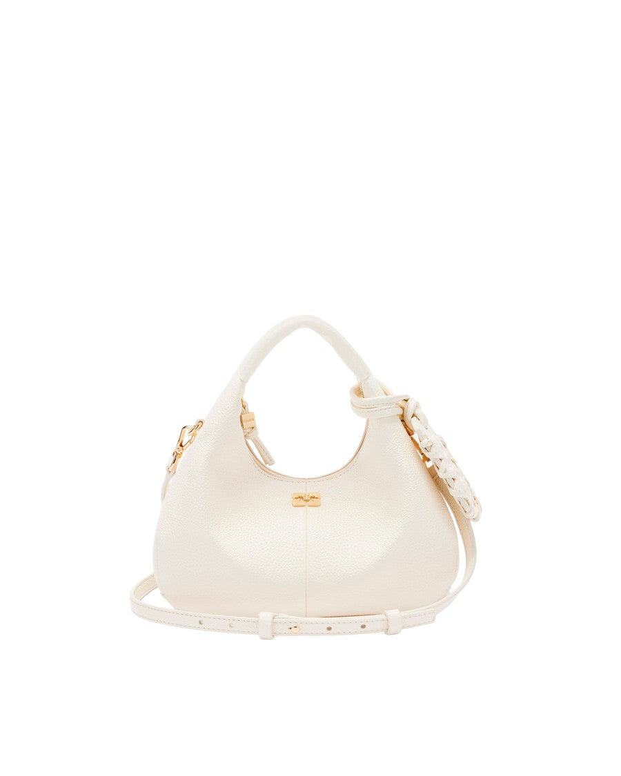 Ganni Egret Mini Hobo Bag