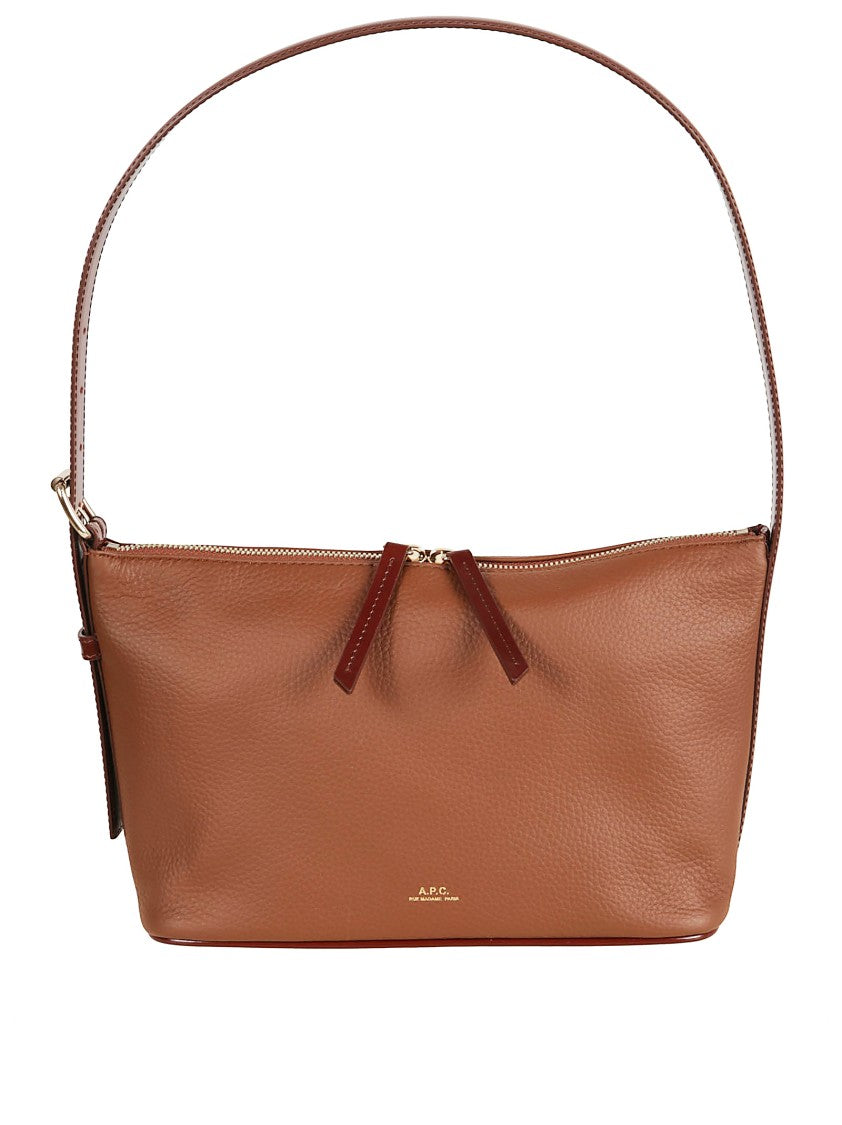 A.P.C. Rectangular Textured Cowhide Bag