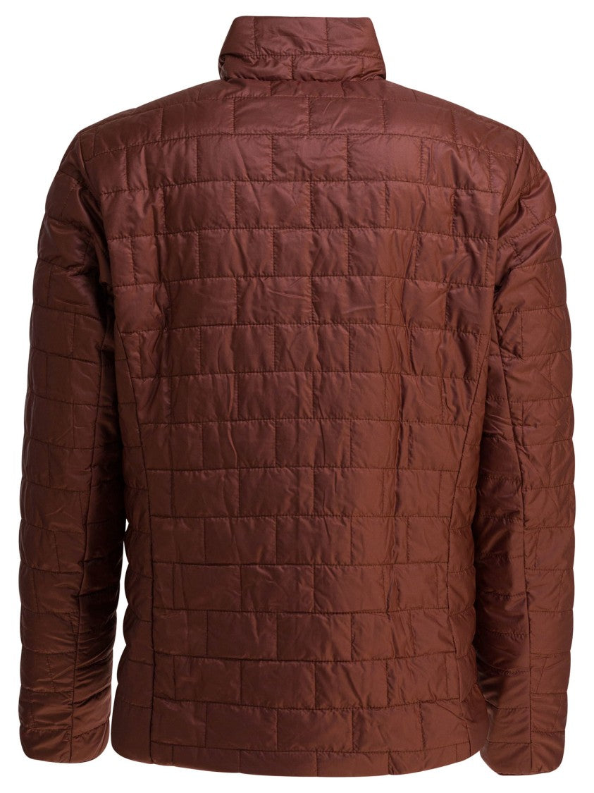 Patagonia Eco-Friendly Insulated Brown Jacket With Multiple Pockets