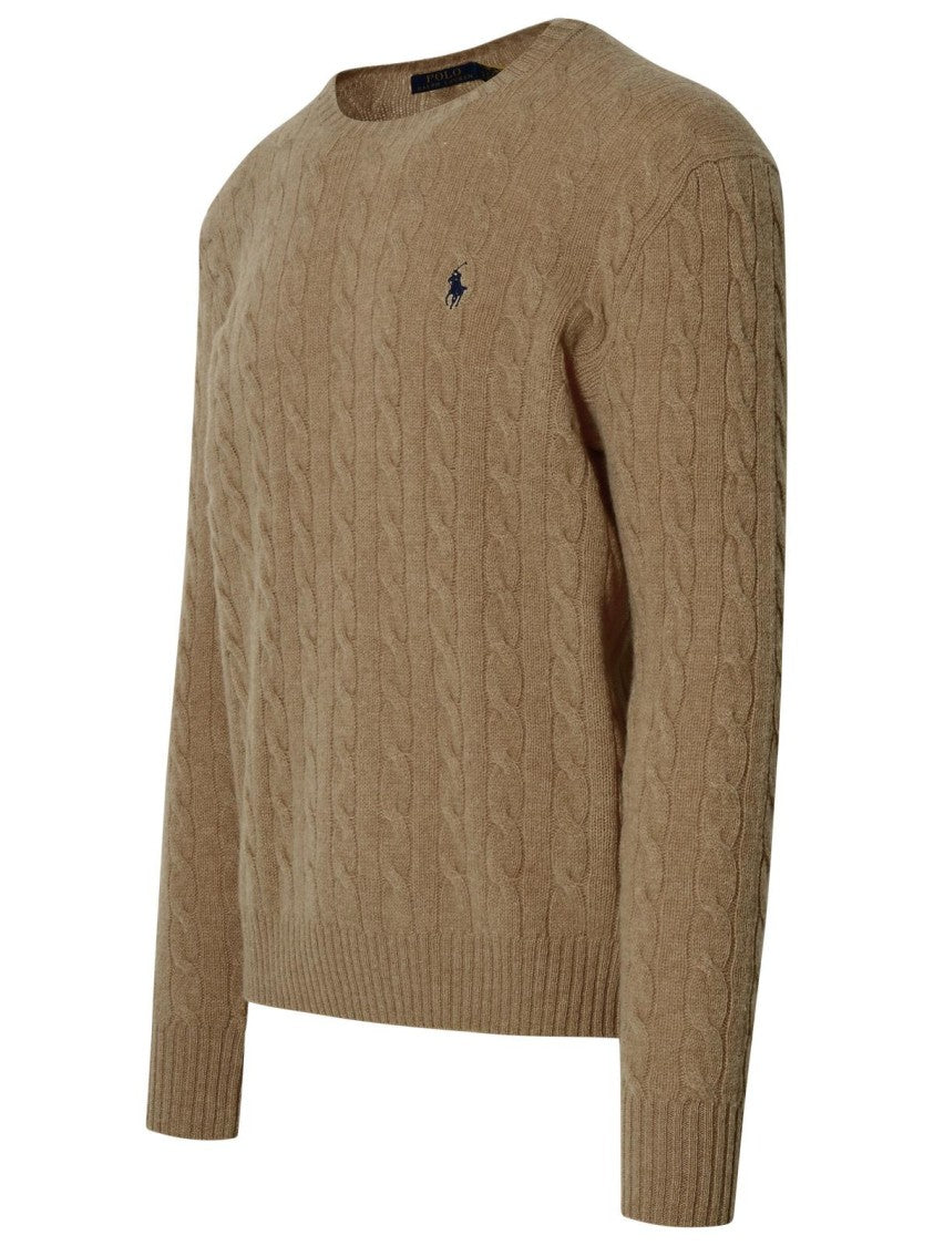 Polo Ralph Lauren Beige Cashmere Blend Sweater