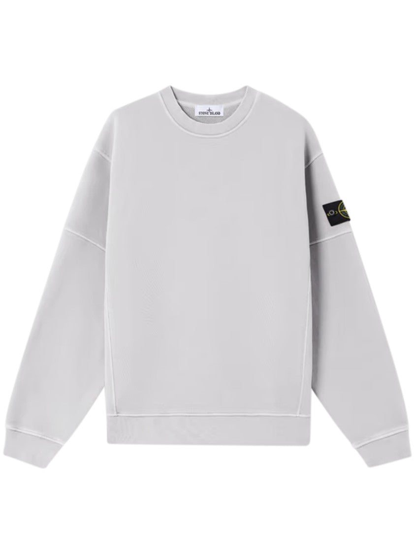 Stone Island Relaxed Fit Grey Sweatshirt