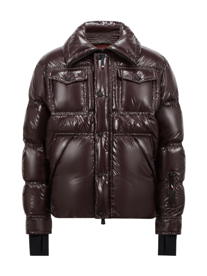 Moncler Grenoble Glossy Brown Padded Jacket