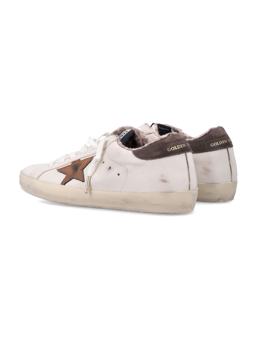 Golden Goose Low-Top Sneakers With Vintage Charm And Leopard Lining
