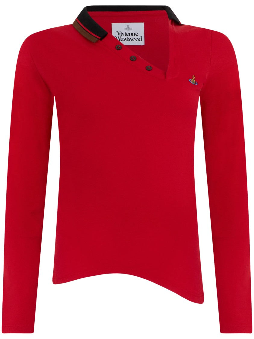 Vivienne Westwood Red Glory Long-Sleeve Polo Shirt