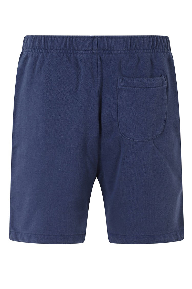 Polo Ralph Lauren Navy Drawstring Waist Embroidered Logo Cotton Shorts