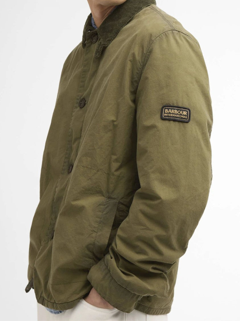Barbour Troon Corduroy Collar Waxed Jacket