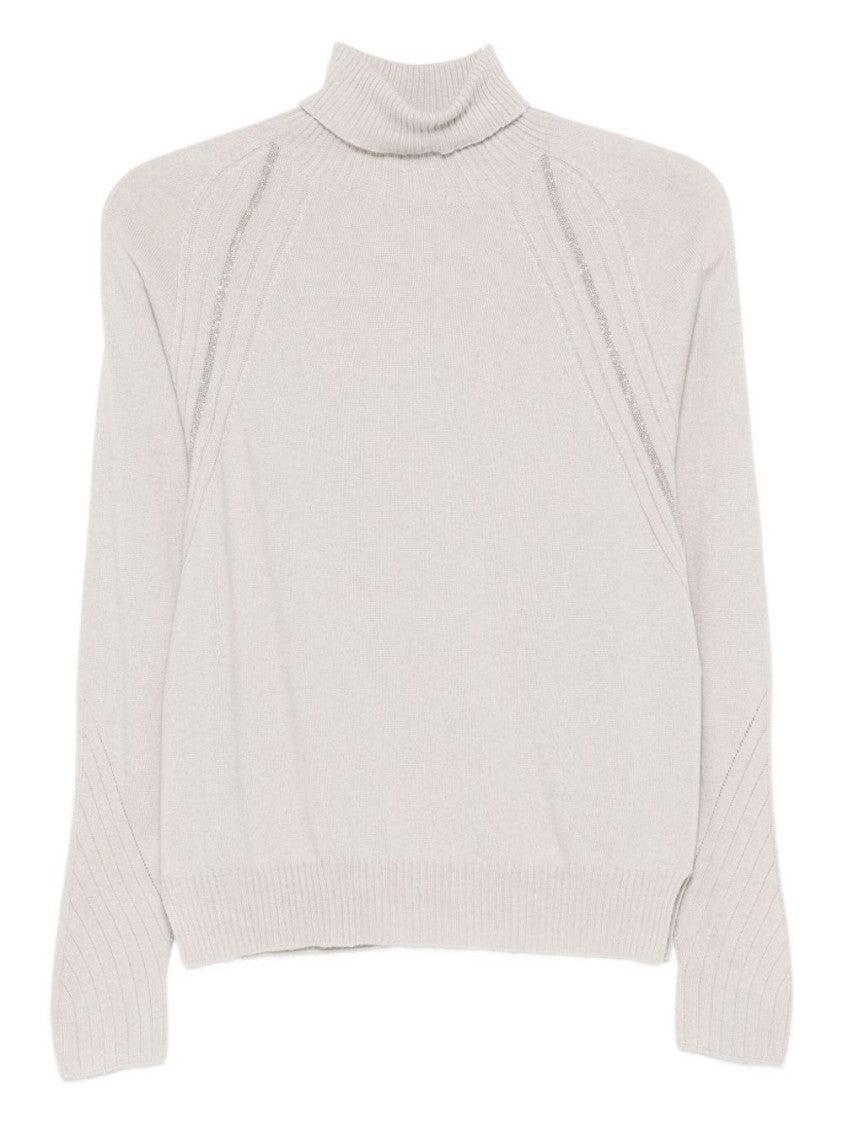 D. Exterior Relaxed Knit Sweater With Classic Design