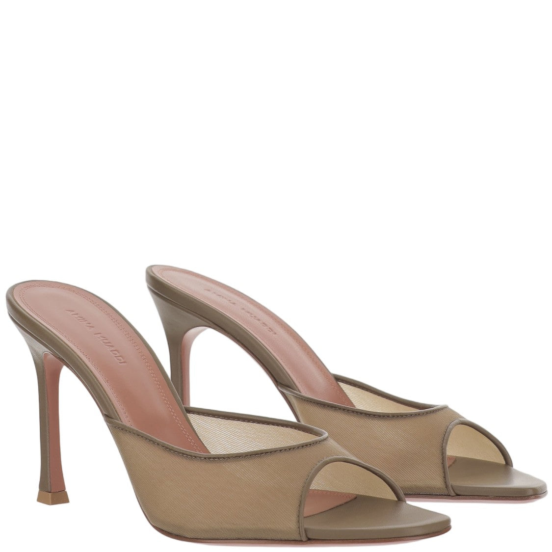 Amina Muaddi Alexa Mesh Mules