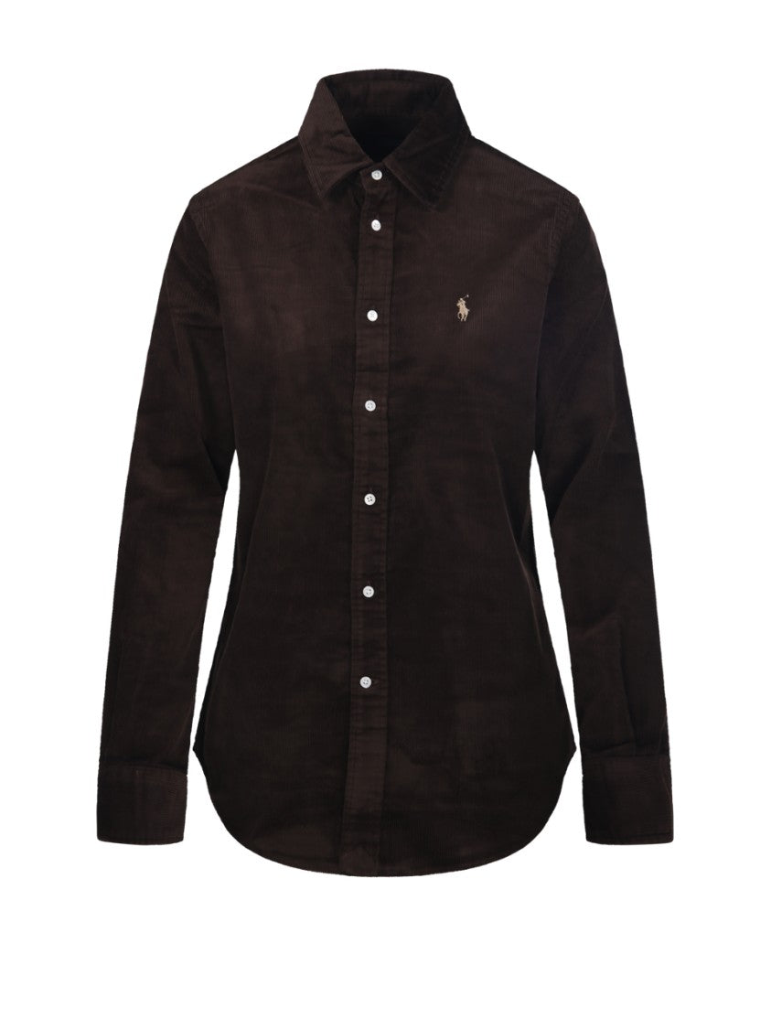 Polo Ralph Lauren Classic Tailored Brown Sport Shirt