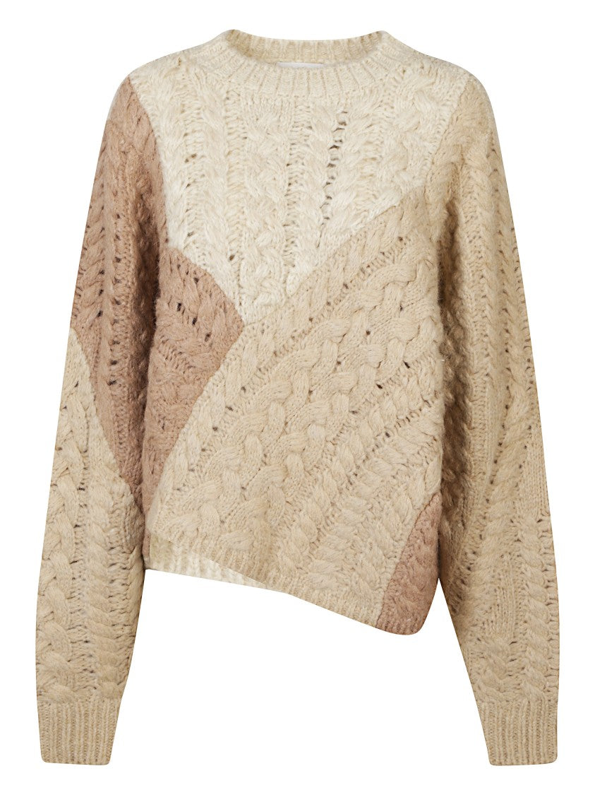 Isabel Marant Étoile Hem Patchwork Knit Sweater