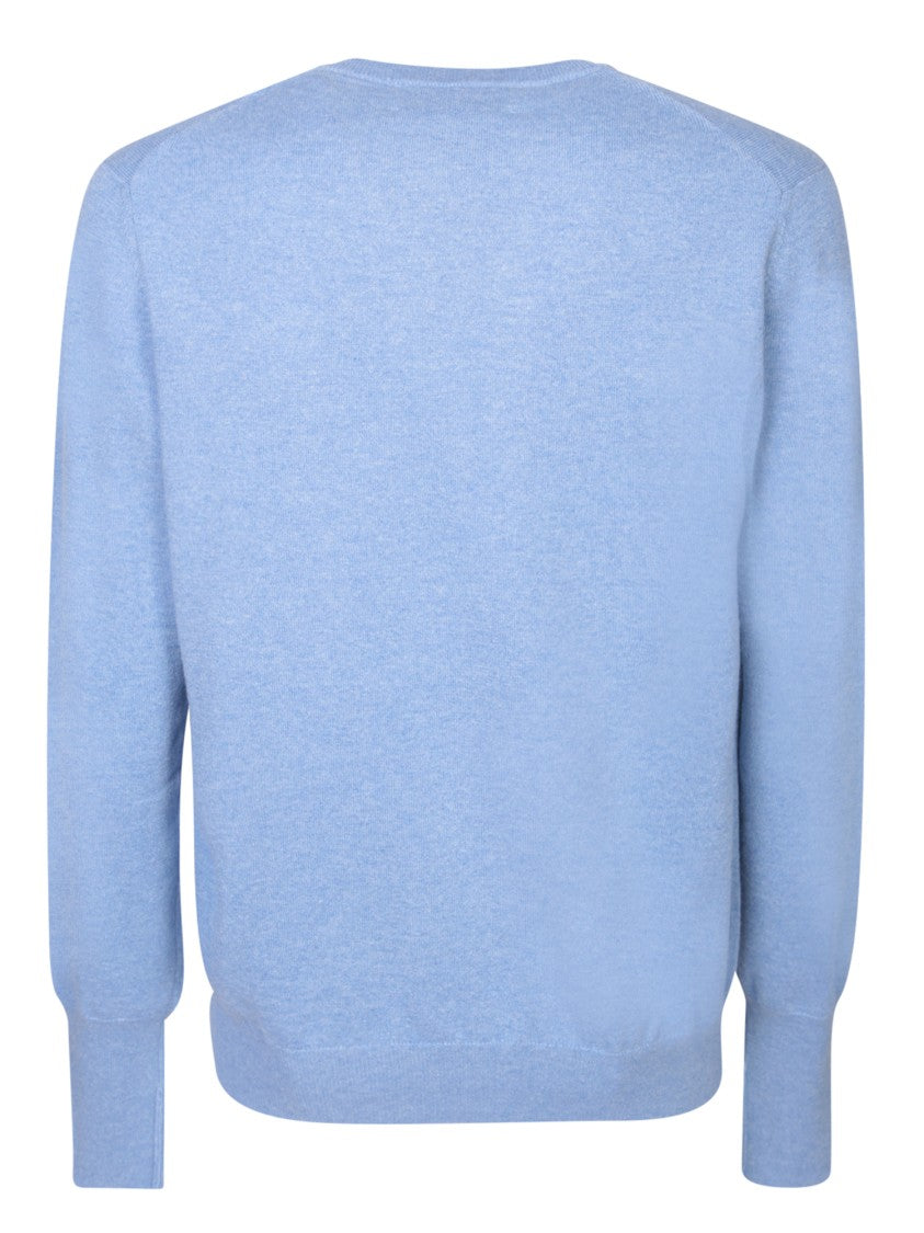 Ballantyne Blue Cashmere Sweater