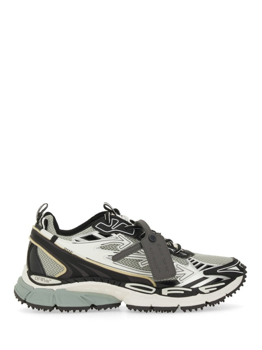 Off-White Layered Panels Mesh Chunky Sneakers