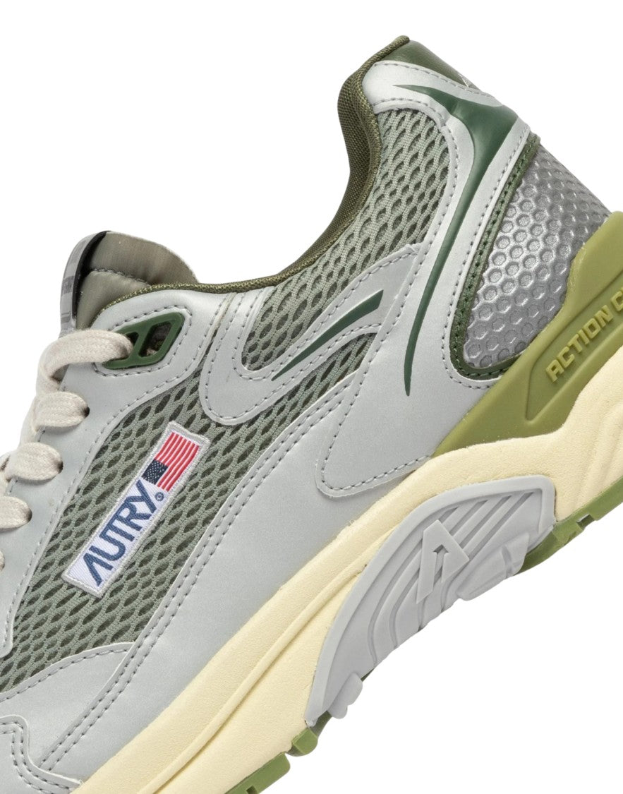 Autry Hyperway Men’S Silver/Sea Grass Sneakers
