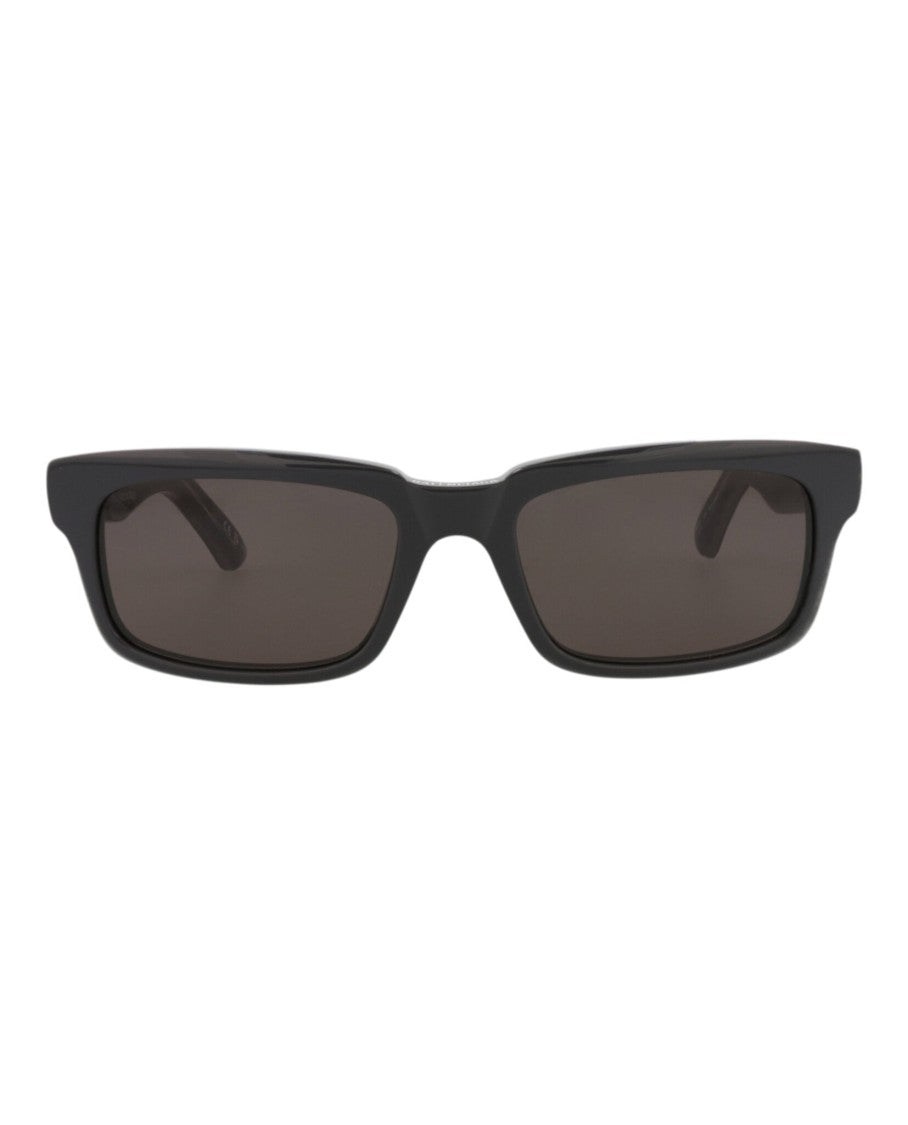 Balenciaga Square-Frame Recycled Acetate Sunglasses With Saddle Nose Bridge