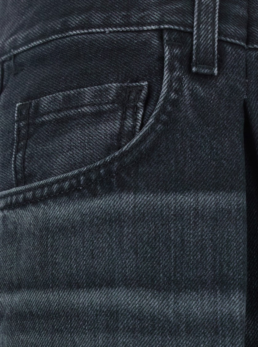 Haikure Black Jeans With Belt Loops