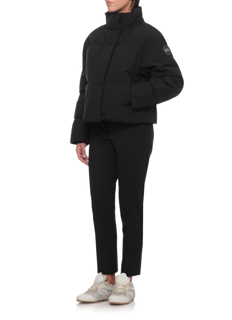 Canada Goose High Neck Short Padded Jacket With Hidden Closure