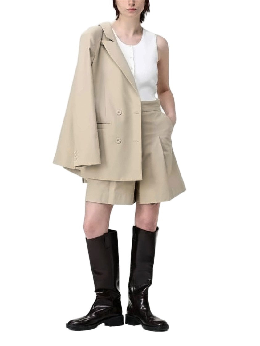 A.P.C. High-Waisted Tailored Shorts With Double-Button Closure