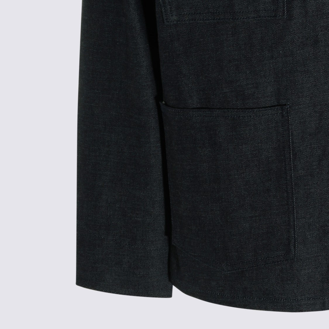 A.P.C. X Fragment Straight-Cut Jacket With Classic Collar And Metallic Accents