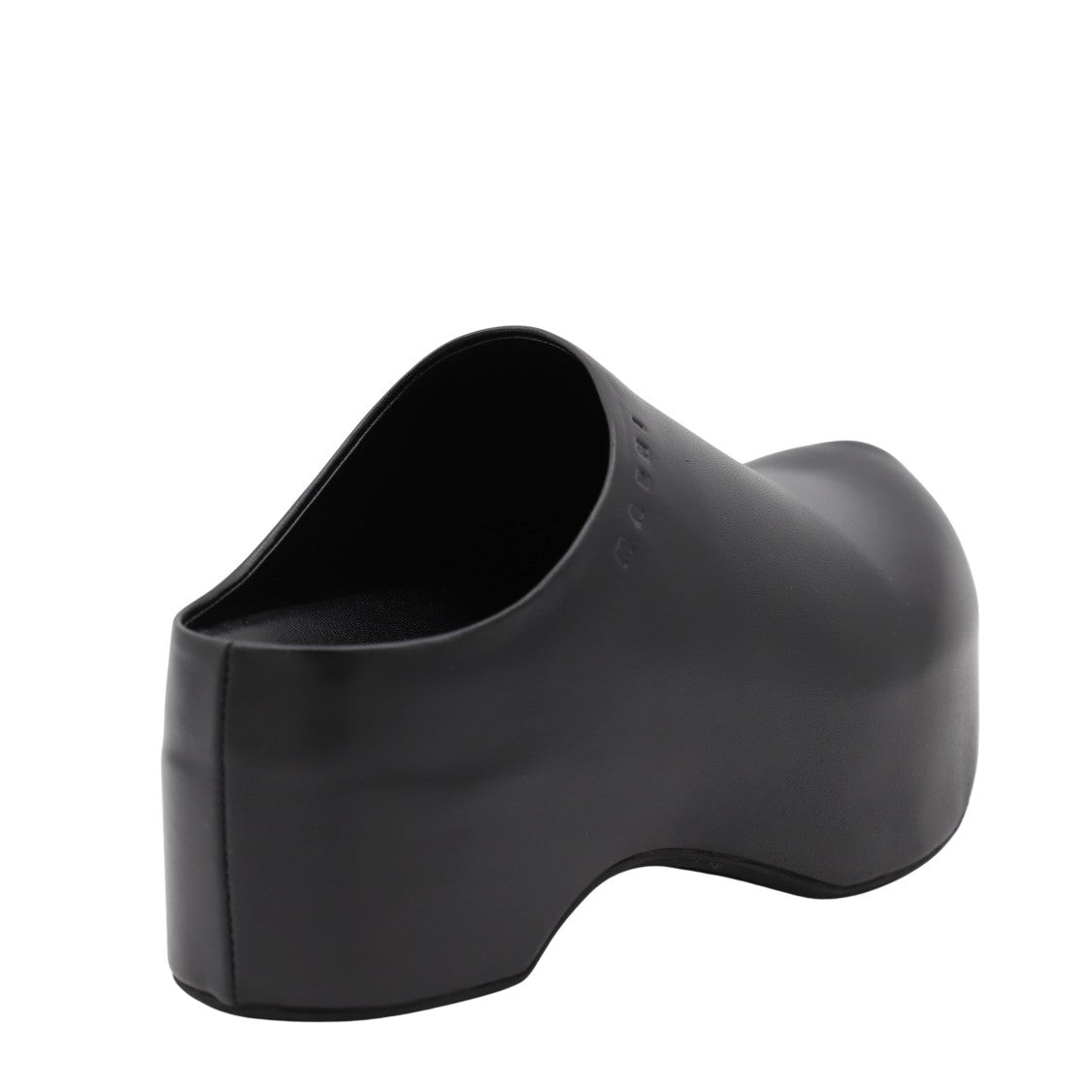 Marni Sculptural Black Sandals With Elevated Platform Sole