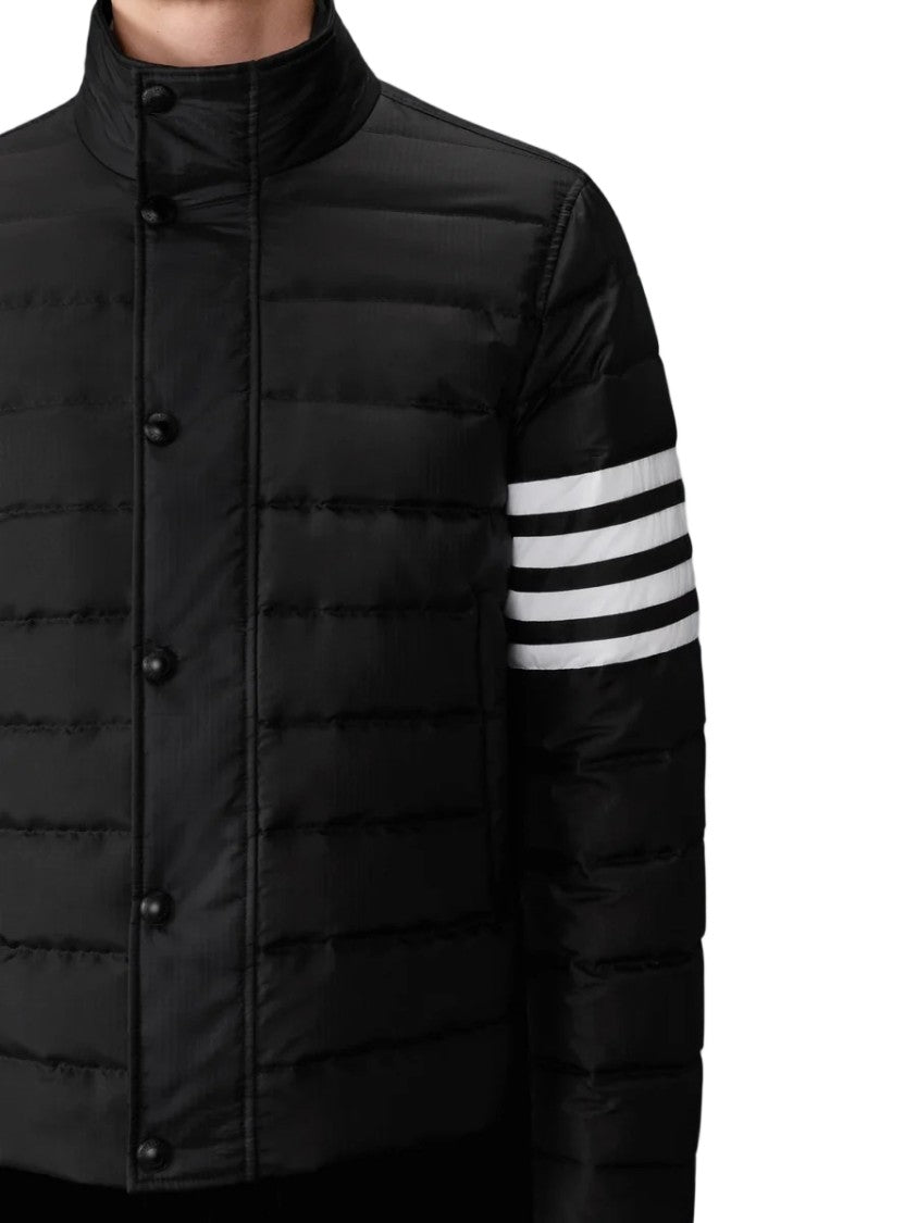 Thom Browne 4 Bar Jacket In Shiny Ripstop