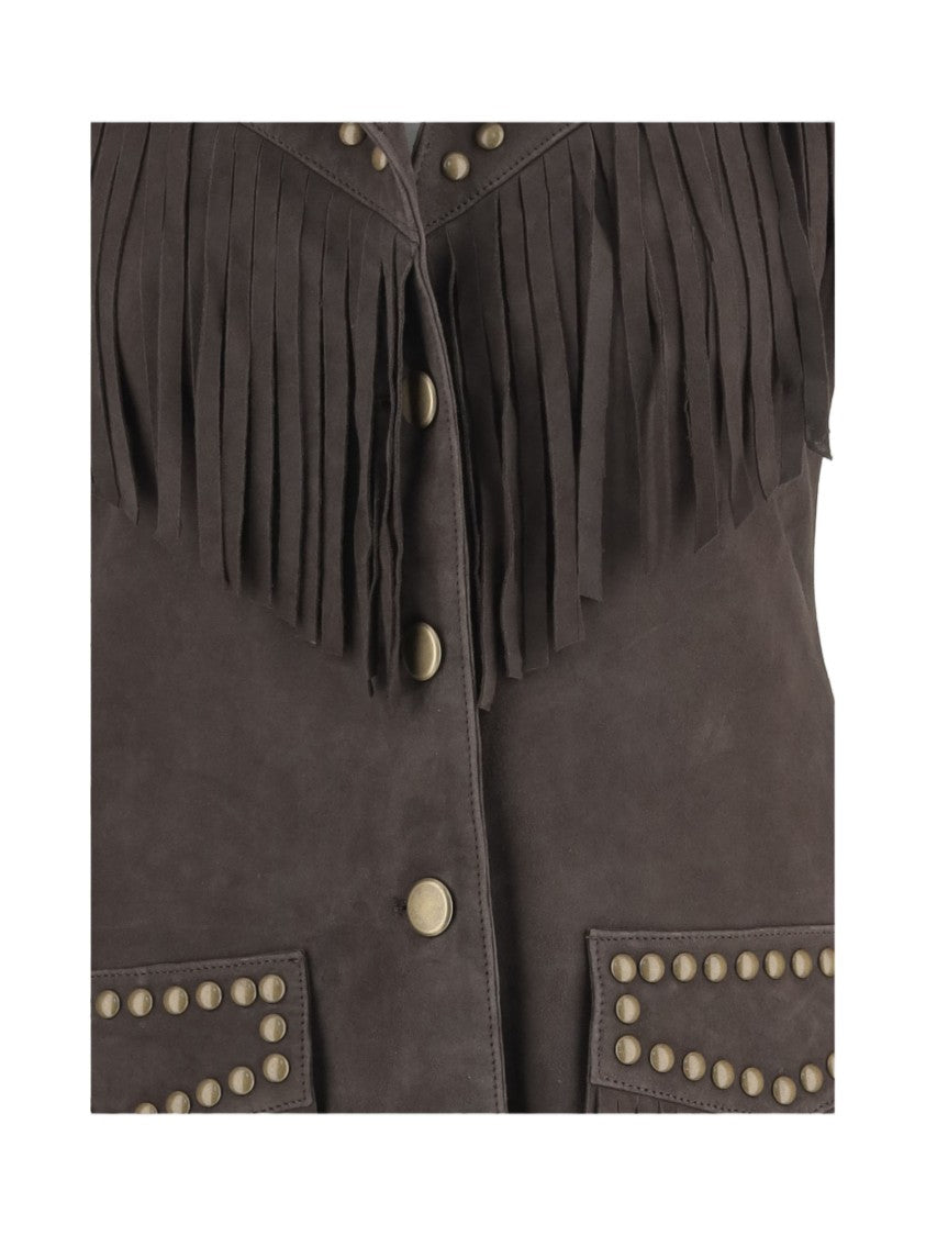 Uncommon Suede Fringed Jacket