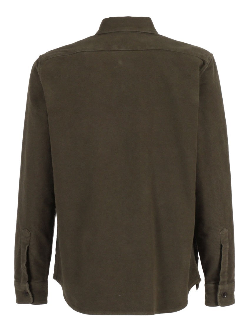 Aspesi Tailored Button-Up Shirt With Pointed Collar