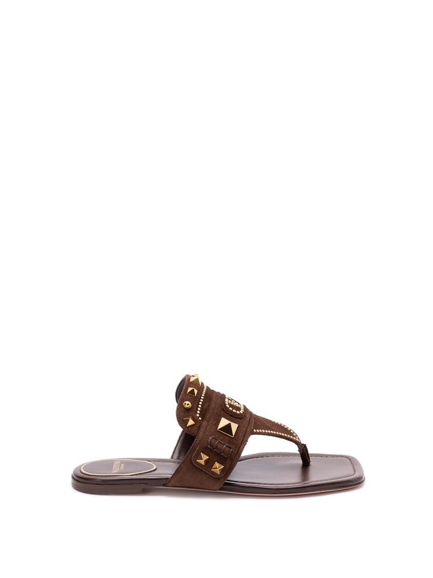 Valentino Garavani `Vg Plaster Caster` Thong Sandals