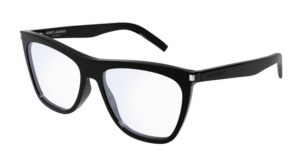 Saint Laurent Eyeglasses Sl 518 001 Black Black Transparent 56/16/145