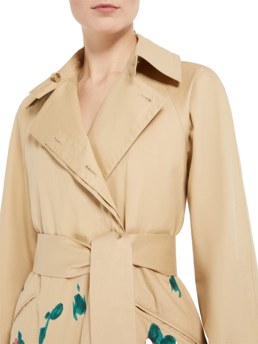 Max Mara Belted Cotton Coat