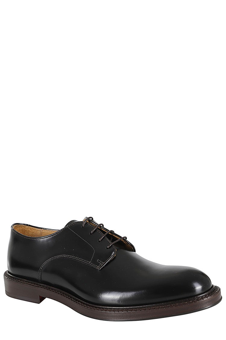 Corvari Smooth Brushed Calfskin Derby