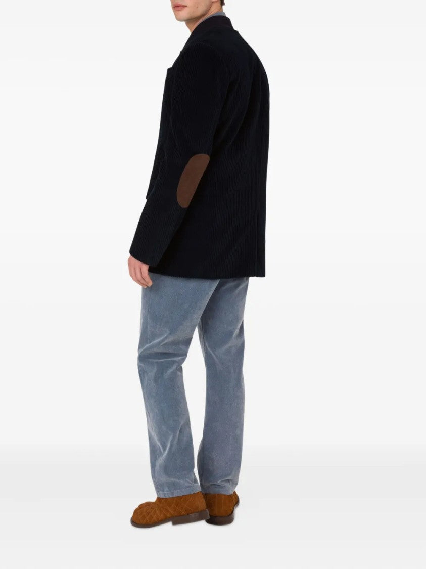 Moschino Structured Black Tailored Jacket With Classic Lapels