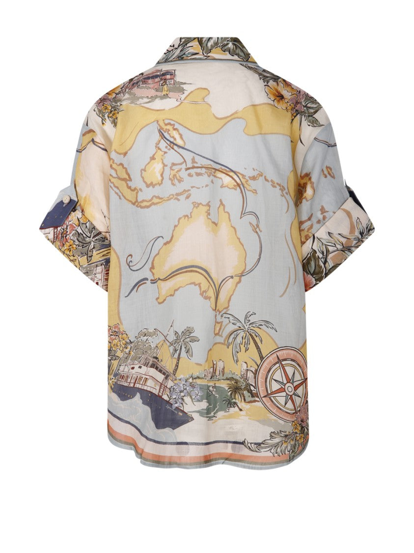 Zimmermann Tallow Relaxed Shirt