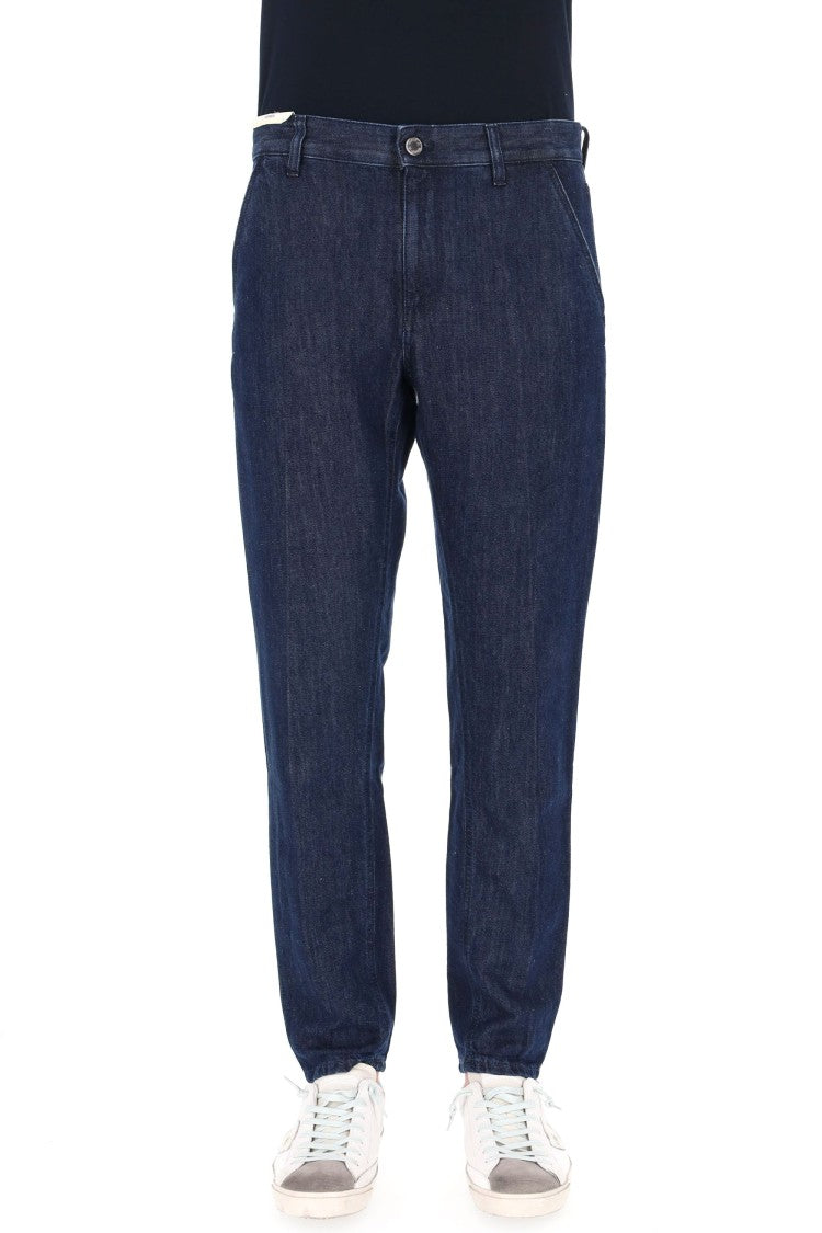 Pt Denim Indie Tapered Cotton-Linen Jeans