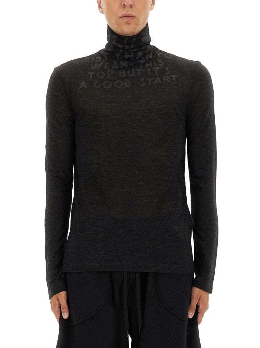 Mm6 By Maison Margiela Slim-Fit Turtleneck Sweater In Textured Wool