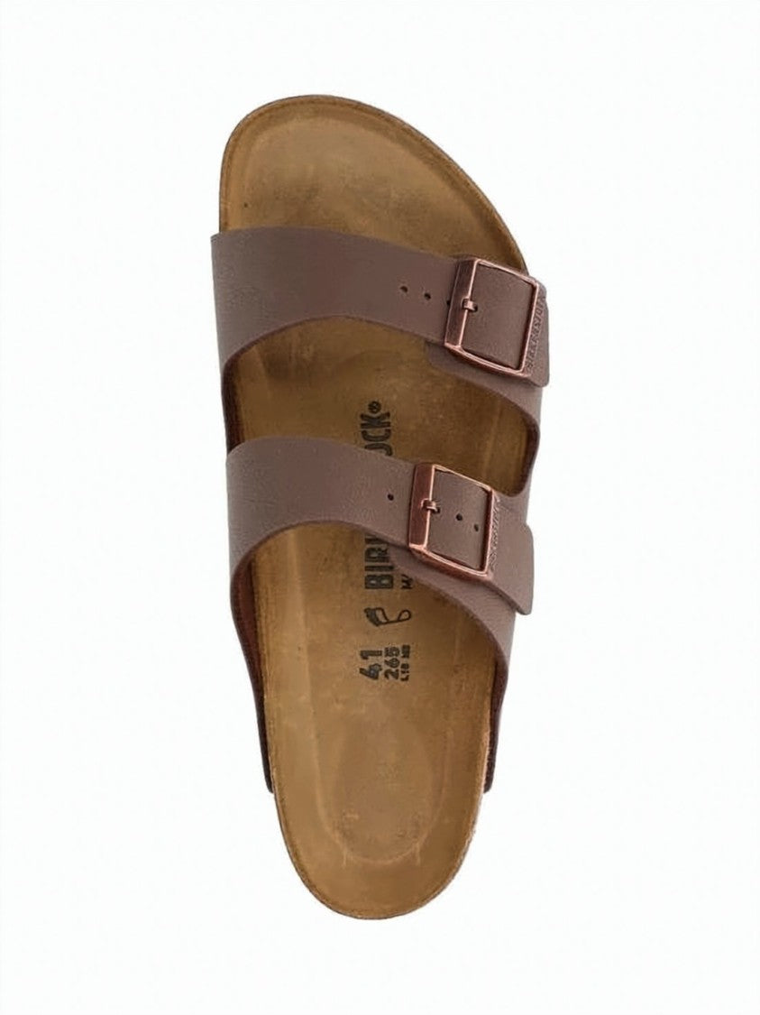 Birkenstock Brown Mule Slipper With Adjustable Straps